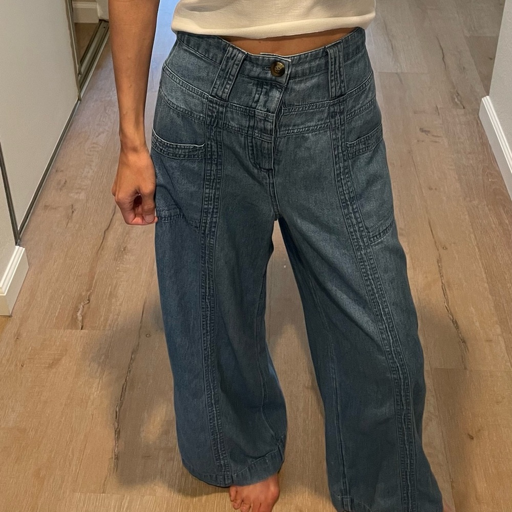 SOLD- American Eagle Outfitters Wide Leg Jeans